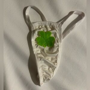 NWOT Sexy Skimpy Handmade St. Patrick’s Day Leprechaun Shamrock G-String Panty